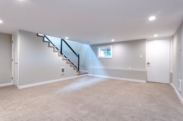 Basement Carpet Replacement in Traverse City